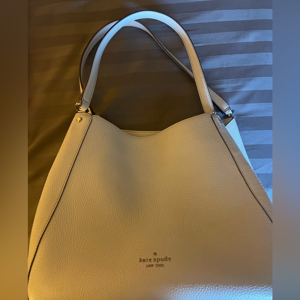 Kate Spade purse. Light gray